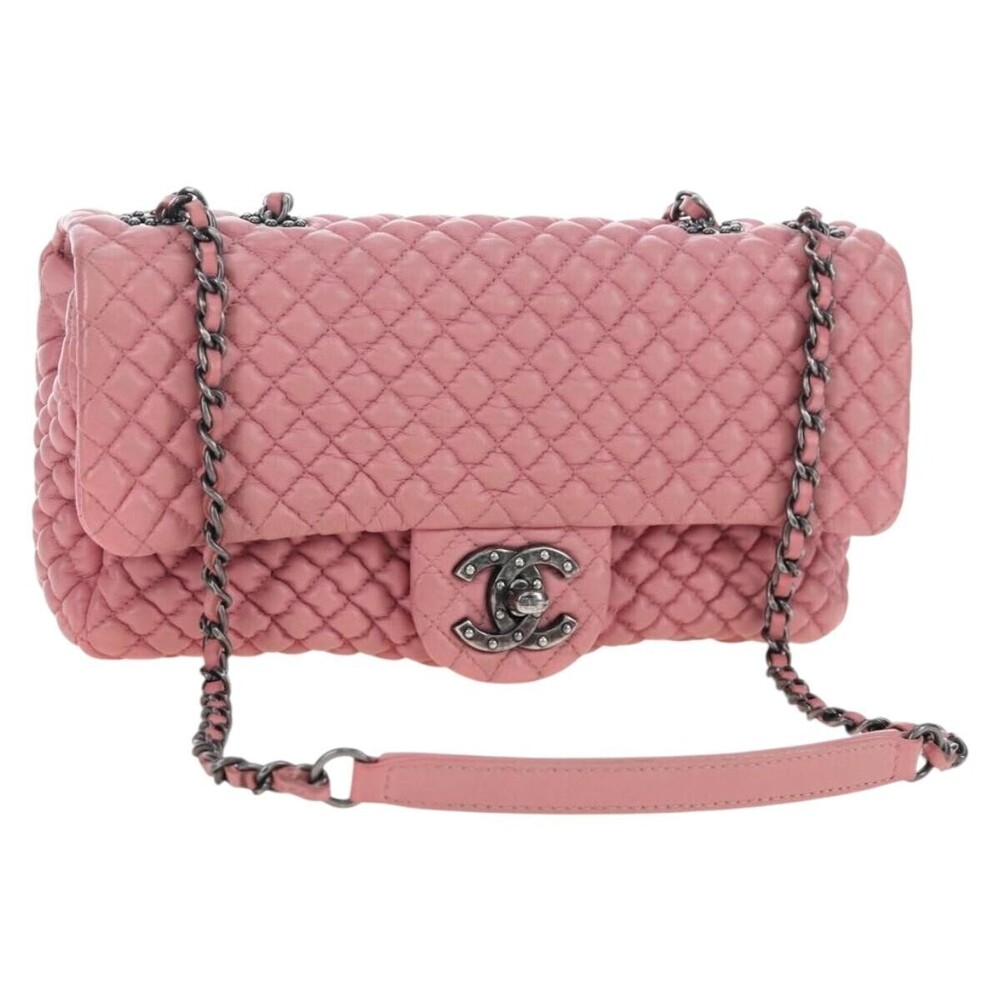 Chanel Flap Shoulder Quilted Lambskin Large